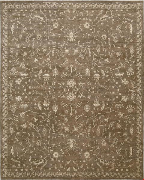 Nourison Silk Elements SKE02 Cocoa (99446189271) Rectangle 5'6" x 8'0" Area Rug