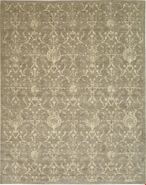Nourison Silk Elements SKE03 Moss (99446189172) Rectangle 8'6" x 11'6" Area Rug
