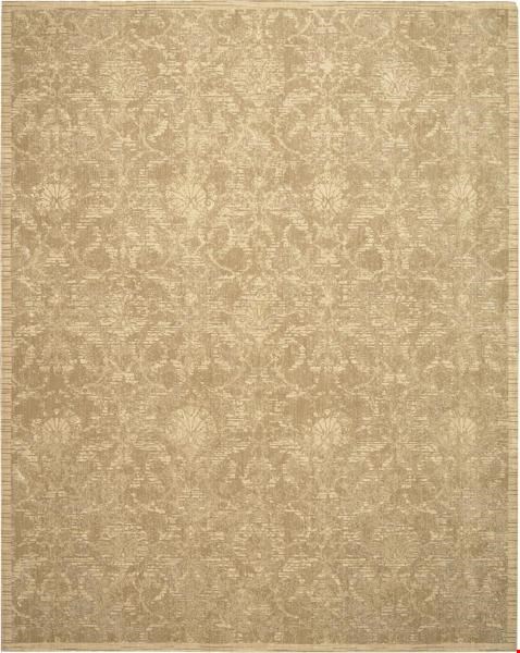 Nourison Silk Elements SKE03 Sand (99446189103) Rectangle 9'9" x 13'0" Area Rug