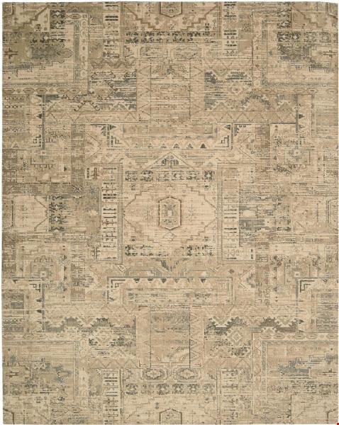 Nourison Silk Elements SKE13 Beige (99446189059) Rectangle 9'9" x 13'0" Area Rug
