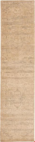 Nourison Silk Elements SKE14 Sand (99446188960) Runner 2'5" x 10'0" Area Rug