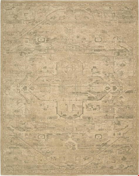 Nourison Silk Elements SKE14 Sand (99446188977) Rectangle 9'9" x 13'0" Area Rug