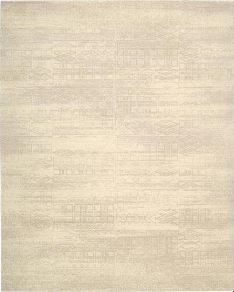 Nourison Silk Elements SKE21 Bone (99446295446) Rectangle 8'6" x 11'6" Area Rug