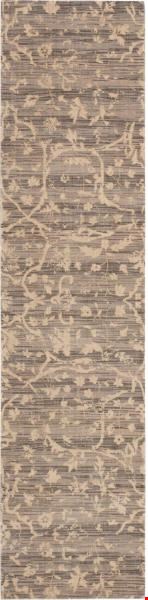 Nourison Silk Elements SKE22 Taupe (99446188922) Runner 2'5" x 10'0" Area Rug