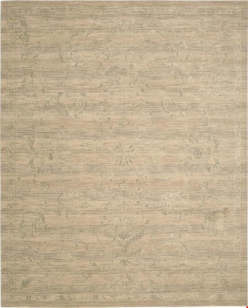 Nourison Silk Elements SKE29 Sand (99446188748) Rectangle 12'0" x 15'0" Area Rug