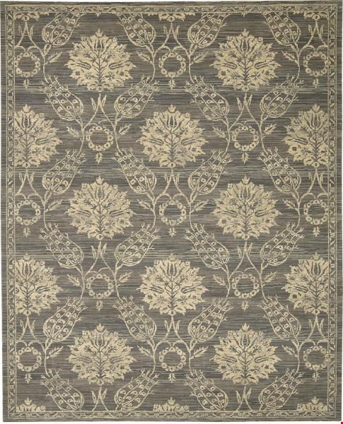 Nourison Silk Elements SKE31 Graphite (99446188878) Rectangle 8'6" x 11'6" Area Rug