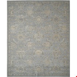 Nourison Silk Infusion SIF01 Blue (99446179722) Rectangle 5'3