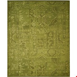 Nourison Silk Infusion SIF02 Green (99446179920) Rectangle 8'6