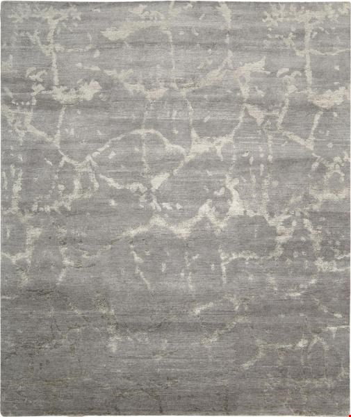 Nourison Silk Shadows SHA02 Silver (99446067166) Rectangle 3'9" x 5'9" Area Rug