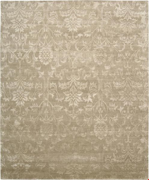Nourison Silk Shadows SHA03 Light Gold (99446067333) Rectangle 3'9" x 5'9" Area Rug