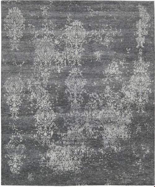 Nourison Silk Shadows SHA14 Graphite (99446300928) Rectangle 7'9" x 9'9" Area Rug