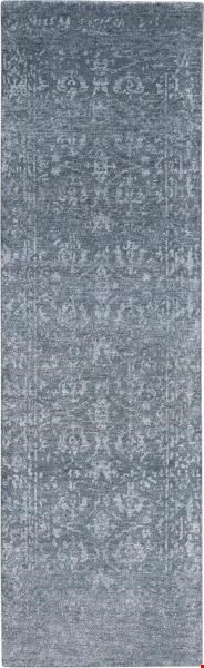 Nourison Silk Shadows SHA15 Blue Stone (99446300805) Runner 2'3" x 8'0" Area Rug