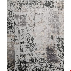 Nourison Silk Shadows SHA16 Silver Grey (99446317384) Rectangle 7'9