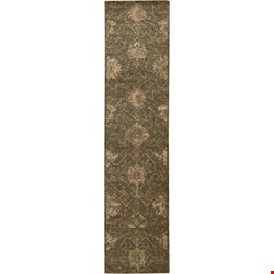 Nourison Silken Allure SLK08 Chocolate (99446152923) Runner 2'4