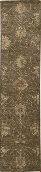 Nourison Silken Allure SLK08 Chocolate (99446152923) Runner 2'4" x 10'0" Area Rug