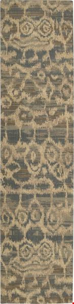 Nourison Silken Allure SLK10 Teal (99446182722) Runner 2'4" x 10'0" Area Rug