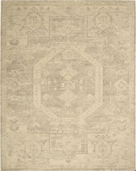 Nourison Silken Allure SLK15 Sand (99446153517) Rectangle 8'6" x 11'6" Area Rug