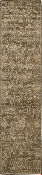 Nourison Silken Allure SLK17 Chocolate (99446153890) Runner 2'4" x 10'0" Area Rug