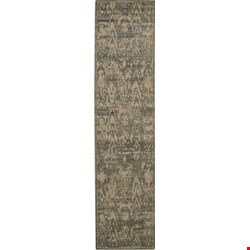 Nourison Silken Allure SLK17 Slate (99446153807) Runner 2'4