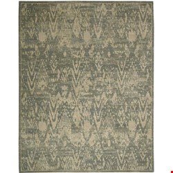 Nourison Silken Allure SLK17 Slate (99446153722) Rectangle 5'6