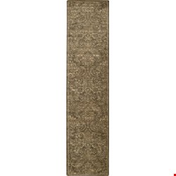 Nourison Silken Allure SLK19 Chocolate (99446154149) Runner 2'4