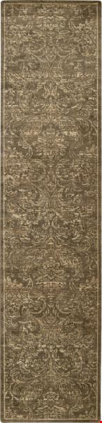 Nourison Silken Allure SLK19 Chocolate (99446154149) Runner 2'4" x 10'0" Area Rug