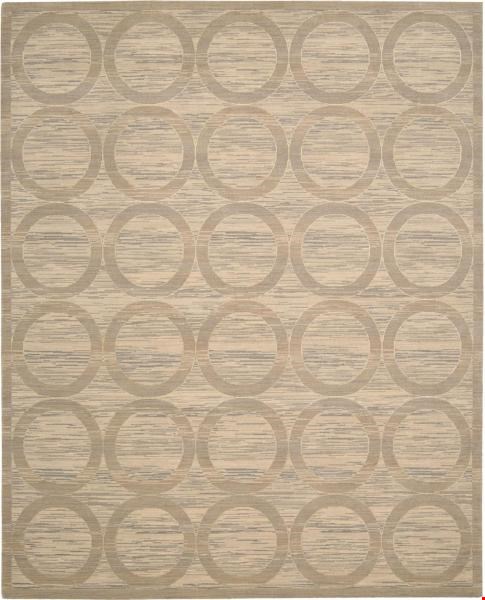 Nourison Silken Allure SLK21 Sand (99446139450) Rectangle 5'6" x 8'0" Area Rug