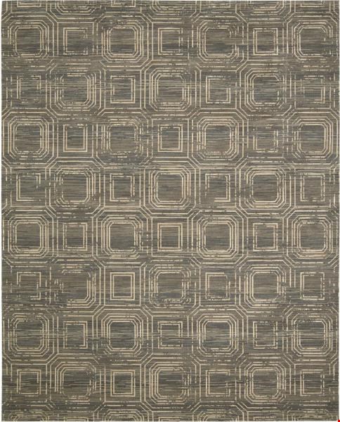 Nourison Silken Allure SLK24 Smoke (99446126665) Rectangle 5'6" x 8'0" Area Rug
