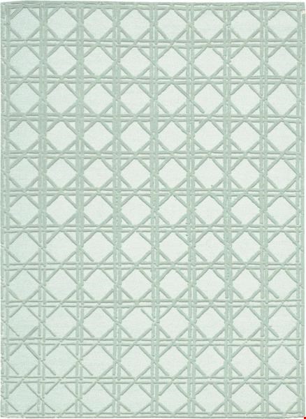 Nourison Silken Textures SKT01 Aqua (99446012838) Rectangle 7'9" x 9'9" Area Rug