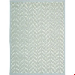 Nourison Silken Textures SKT02 Aqua (99446013040) Rectangle 7'9