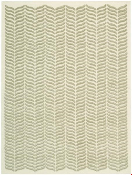 Nourison Silken Textures SKT02 Light Green (99446043382) Rectangle 9'6" x 13'0" Area Rug