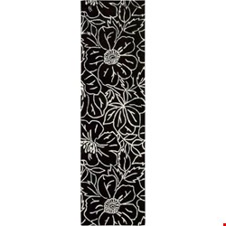 Nourison Skyland SKY04 Black Ivory (99446006912) Runner 2'3