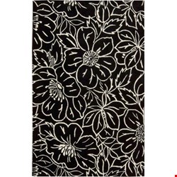 Nourison Skyland SKY04 Black Ivory (99446007582) Rectangle 8'0