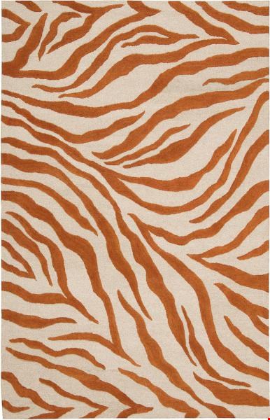 Nourison Skyland SKY05 Ivory Rust (99446007377) Rectangle 5'6" x 7'5" Area Rug