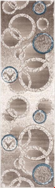 Nourison Soho SOH02 Mocha (99446253972) Runner 2'2" x 7'6" Area Rug