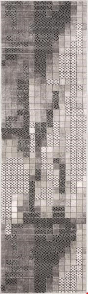 Nourison Soho SOH07 Grey (99446254351) Runner 2'2" x 7'6" Area Rug