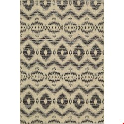Nourison Spectrum SPE01 Beige Black (99446216076) Rectangle 5'3