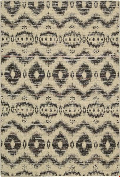 Nourison Spectrum SPE01 Beige Black (99446216083) Rectangle 8'0" x 10'6" Area Rug