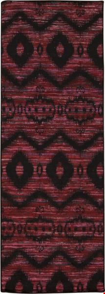 Nourison Spectrum SPE01 Burgundy Black (99446216199) Runner 2'6" x 7'6" Area Rug