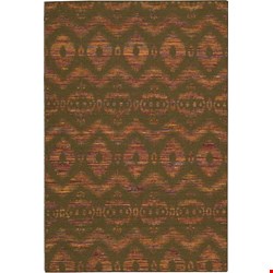 Nourison Spectrum SPE01 Flame Chocolate (99446216090) Rectangle 2'6