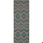 Turquoise Grey (99446216274) Runner 2'6" 7'6"
