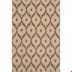 Nourison Spectrum SPE02 Beige Burgundy (99446215666) Rectangle 3'9