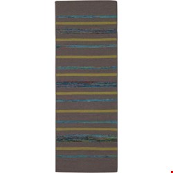 Nourison Spectrum SPE04 Grey Turquoise (99446215901) Runner 2'6
