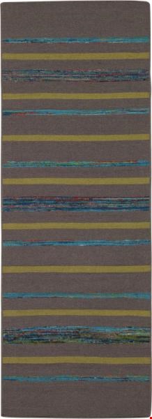 Nourison Spectrum SPE04 Grey Turquoise (99446215901) Runner 2'6" x 7'6" Area Rug
