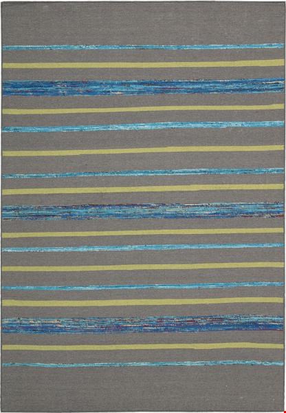 Nourison Spectrum SPE04 Grey Turquoise (99446215918) Rectangle 5'3" x 7'5" Area Rug