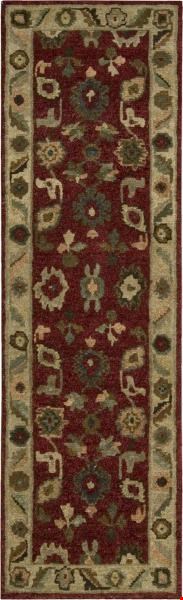 Nourison Tahoe TA08 Red (99446336941) Runner 8'0" x 2'3" Area Rug