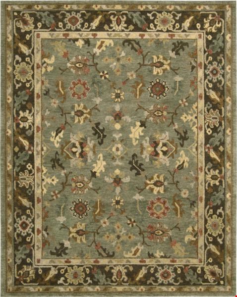 Nourison Tahoe TA10 Green (99446689818) Rectangle 9'9" x 7'9" Area Rug