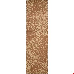 Nourison Tahoe Modern MTA02 Rust Beige (99446180711) Runner 2'3