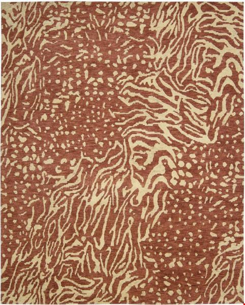 Nourison Tahoe Modern MTA02 Rust Beige (99446180742) Rectangle 9'9" x 13'9" Area Rug