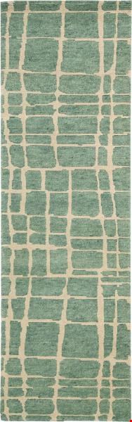 Nourison Tahoe Modern MTA03 Turquoise Green (99446180766) Runner 2'3" x 8'0" Area Rug